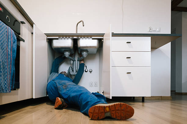 Professional Drain Cleaning technician working in Macclesfield, NC